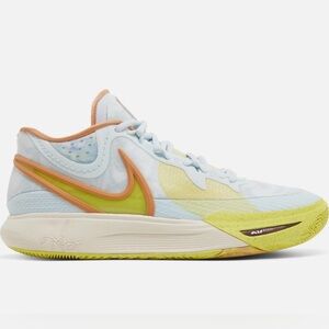 NIB: Nike Kyrie 8 “Eagle” Sneaker, Glacier Blue/Yellow Strike/Orange Trance 10.5